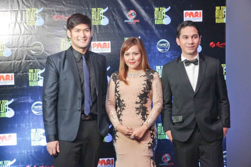 from left: Pinoy Idol finalist Miguel Mendoza. The 27th Awit Awards was held at the Newport Performing Arts Theater, Resort’s World Manila last December 12, 2014. Photo by Jude Bautista  