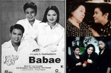 In 1997, Nora Aunor, the late Nida Blanca, Judy Ann Santos, Jao Mapa starred in BABAE directed by Lupita Kashiwahara. It was the very first film Jesse Lucas scored.