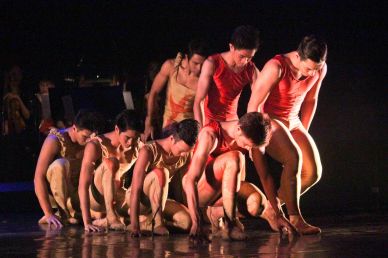 The U.E. Silanganan Dance Troupe & Phil. Ballet Theater excerpt DARANGEN NI BANTUGEN choreographed by Gener Caringal. Jesse Lucas FULL RANGE is part of the TRIPLE THREATS series The composers at CCP Tanghalang Aurelio Tolentino last August 20, 2015. Photo by Jude Bautista