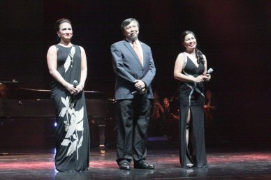 from right: Tex Ordoñez, Bodjie Pascua and Ayen Munji Laurel. Jesse Lucas FULL RANGE is part of the TRIPLE THREATS series-the composers at CCP Tanghalang Aurelio Tolentino last August 20, 2015. Photo by Jude Bautista