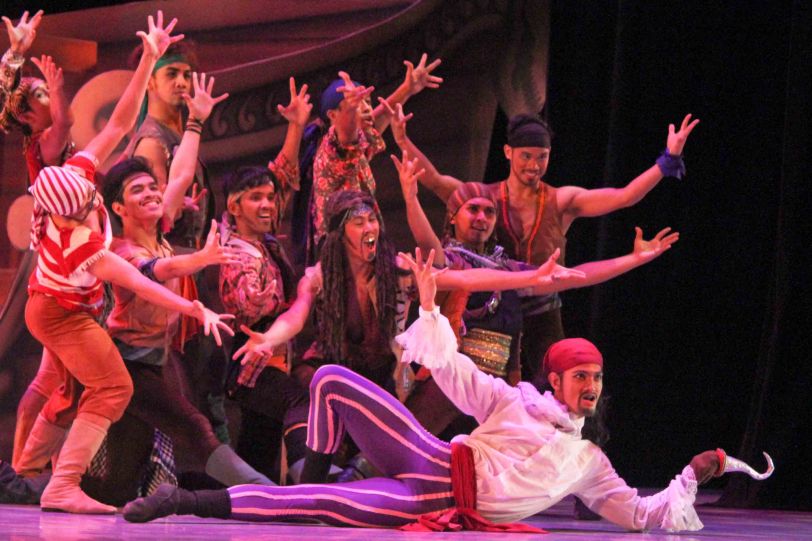 Garry Corpuz (Captain Hook) & The Pirates; Ballet Philippines’ Peter Pan runs from December 4-13, 2015 at the Tanghalang Nicanor Abelardo of the CCP. Photo by Jude Bautista