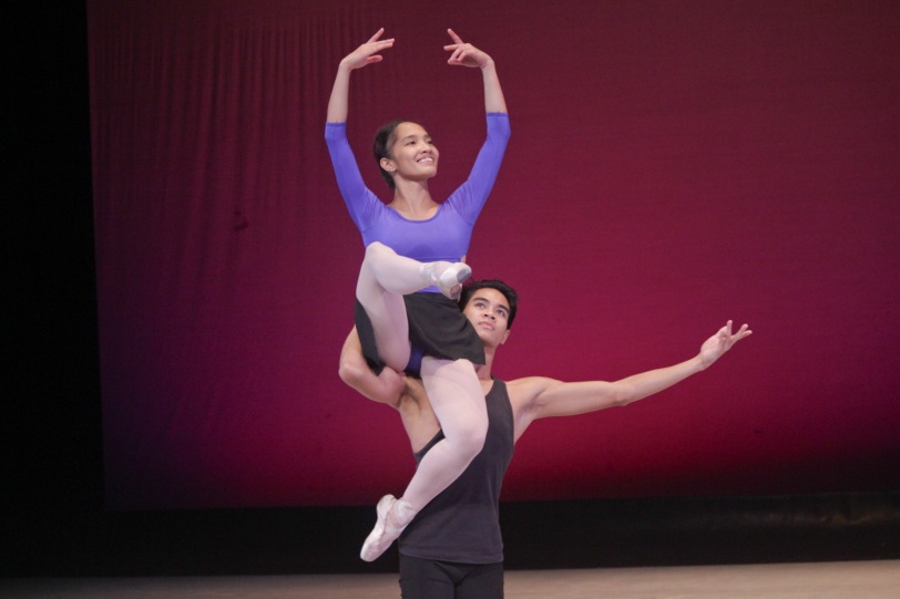 PBT’s Regina Magbitang & Matthew Davo perform Flames of Paris during the PBT@30 (An Invitational Open Rehearsal) at the CCP Main theater last June 22, 2016. Photo by Jude Bautista
