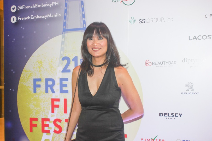 Summit Media Editorial Dir Myrza Sison; Catch the 21st French Film Festival from June 8 to 14, 2016 at the Greenbelt 3 Cinemas and the Bonifacio High Street Cinemas. The fest includes Pinoy films IMBISIBOL & MANANG BIRING on June 12 at Greenbelt. Photo by Jude Bautista 