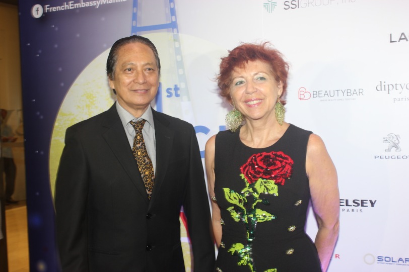 Ramon & Silvana Diaz; Catch the 21st French Film Festival from June 8 to 14, 2016 at the Greenbelt 3 Cinemas and the Bonifacio High Street Cinemas. The fest includes Pinoy films IMBISIBOL & MANANG BIRING on June 12 at Greenbelt. Photo by Jude Bautista 